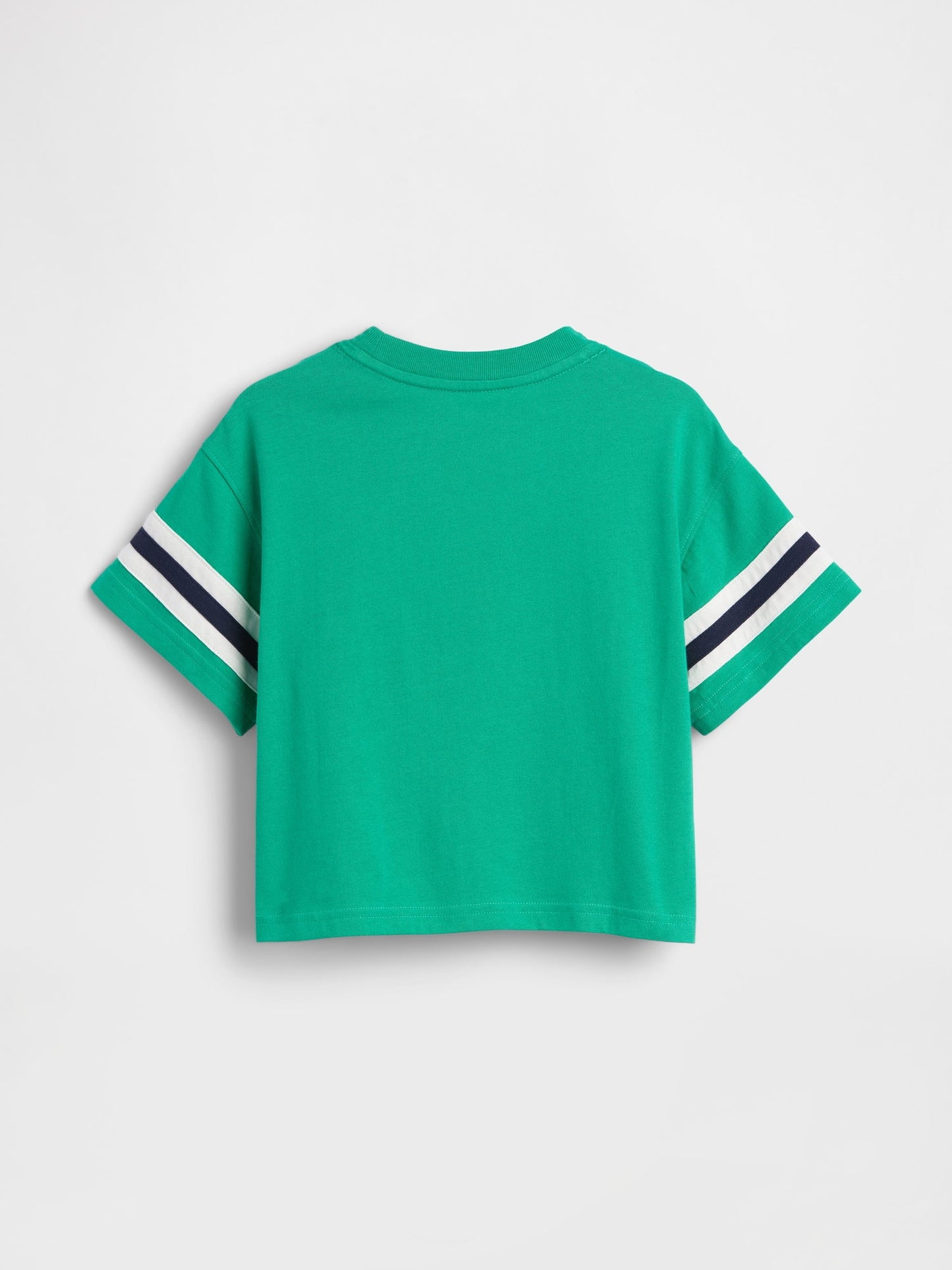 Yeşil Oversized Brannan Bear Varsity Grafik Logo T-shirt