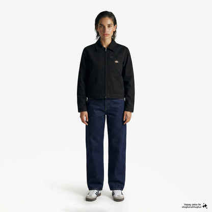 Dickies Unlined Canvas Painter Kadın Siyah Ceket