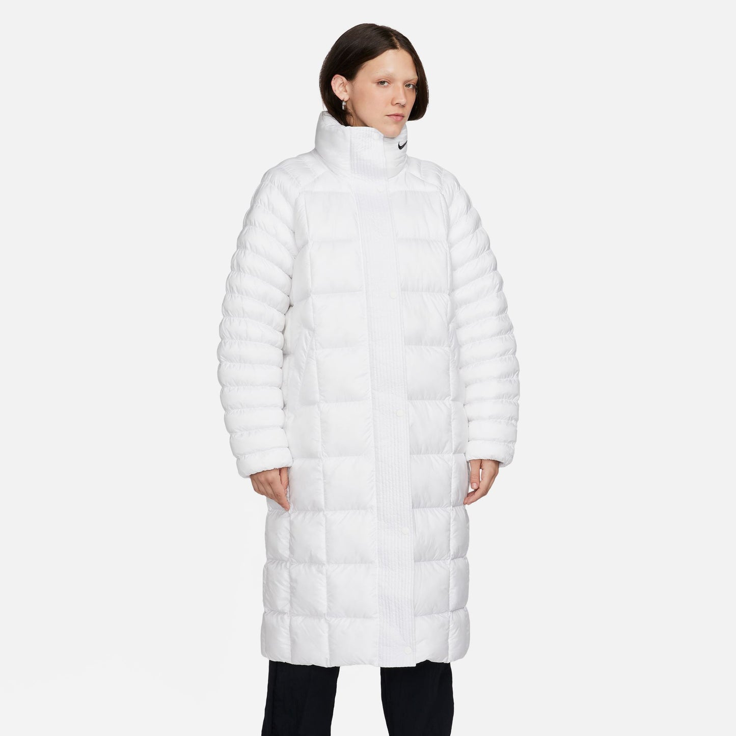 Nike Sportswear Swoosh Puffer Primaloft Kadın Beyaz Mont