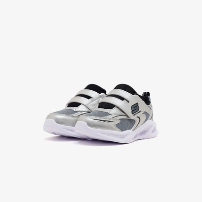 Skechers Meteor Lights Glow Spike Çocuk Gri Spor Ayakkabı