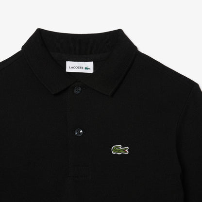 Lacoste Çocuk Uzun Kollu Siyah Polo