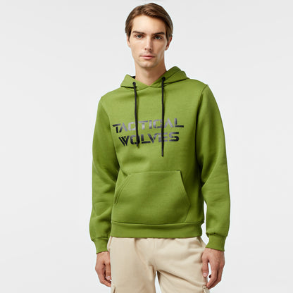 Tactical Wolves Classic Erkek Yeşil Hoodie