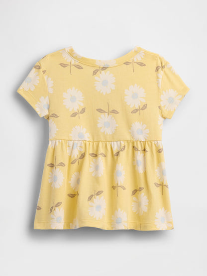 Sarı Mix & Match Babydoll Tunik Elbise