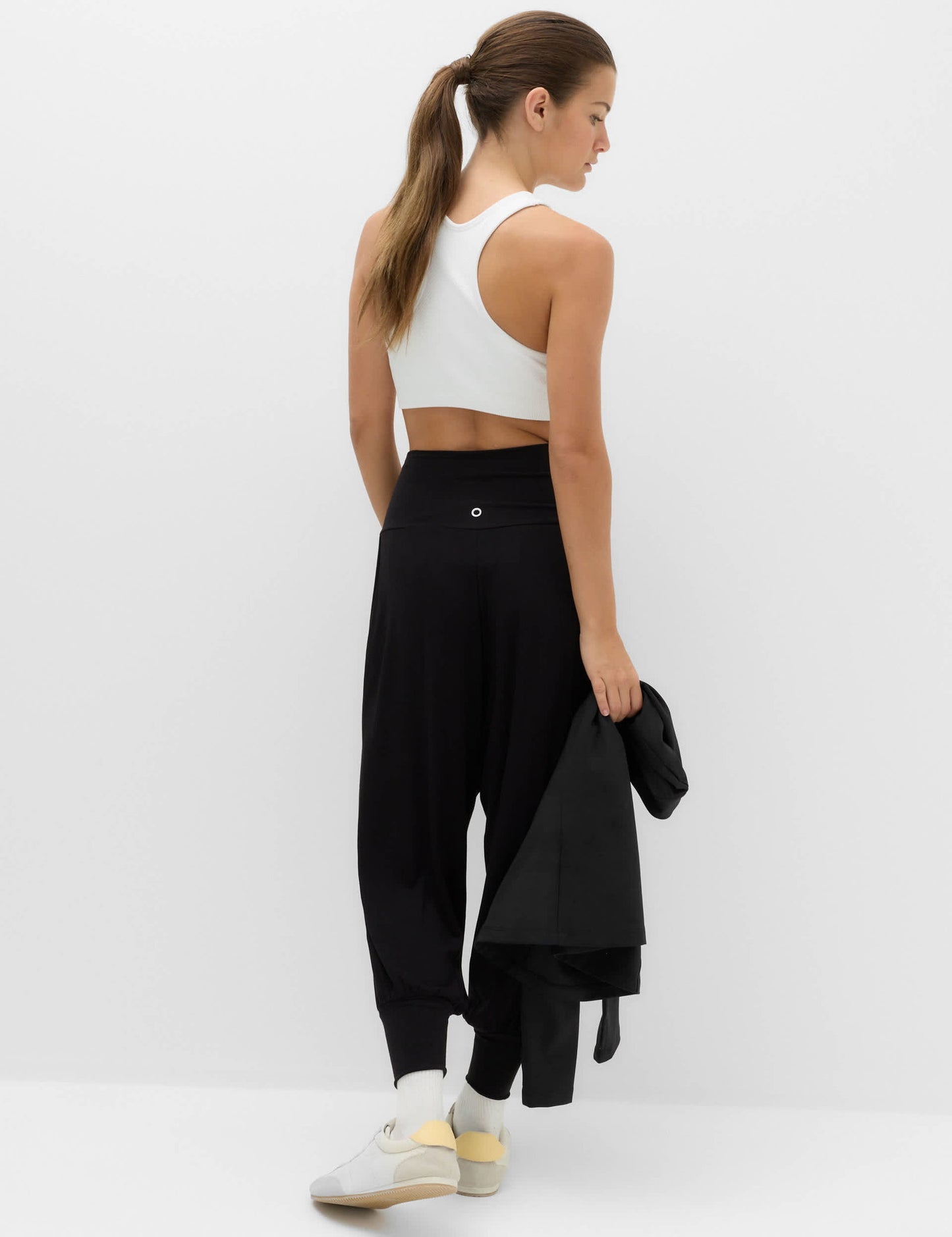Tapered Fit Yüksek Belli Yoga Pantolonu