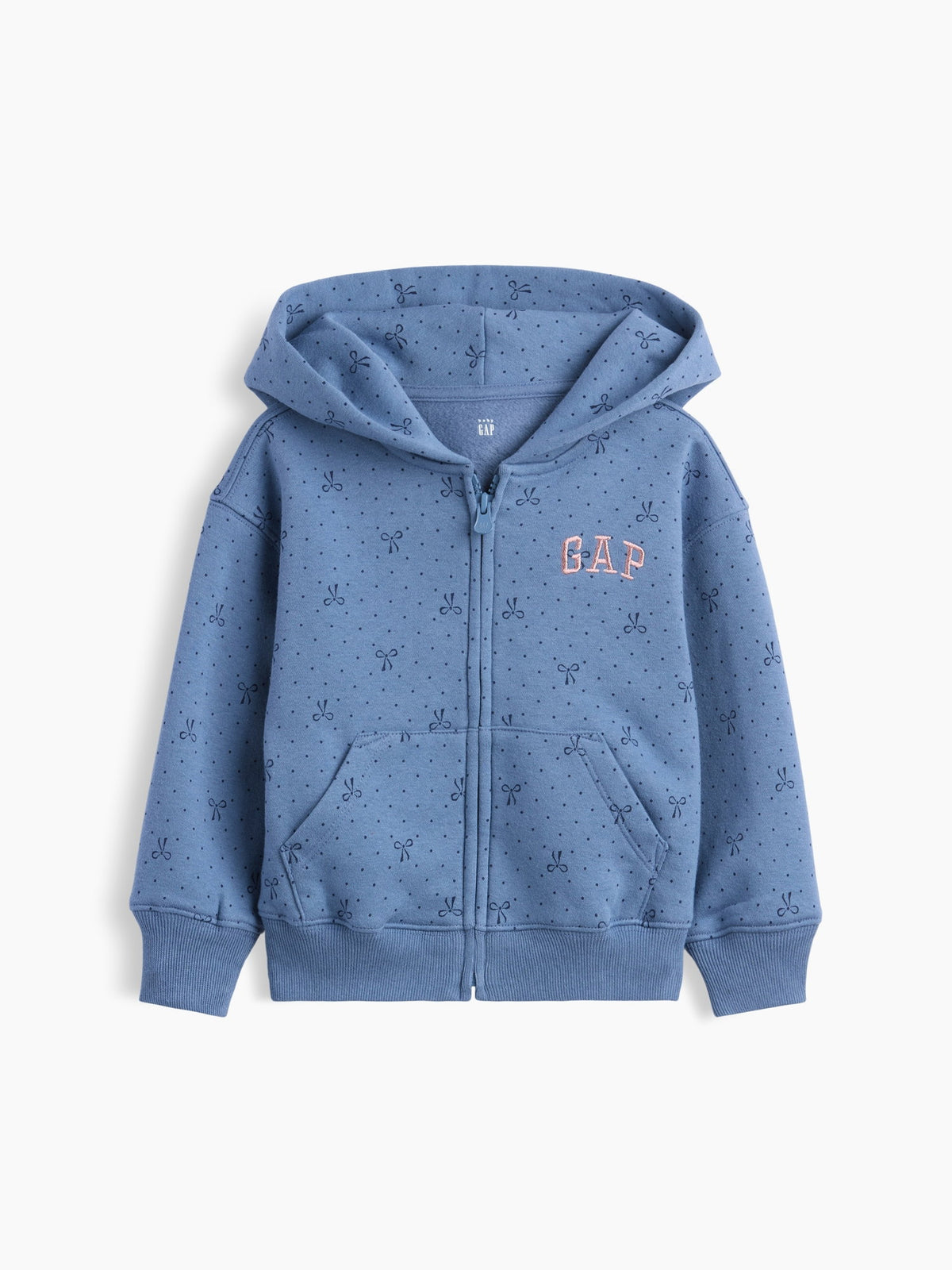 Mavi Vintagesoft Logo Fermuarlı Sweatshirt