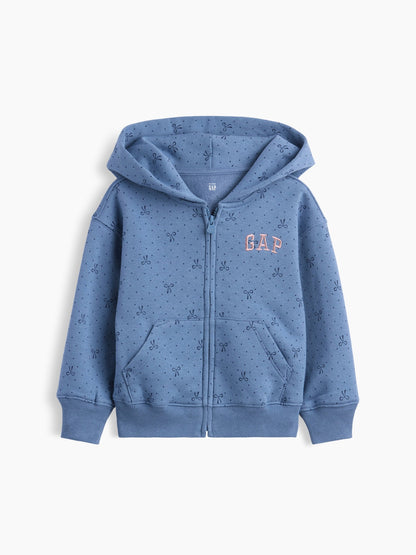 Mavi Vintagesoft Logo Fermuarlı Sweatshirt