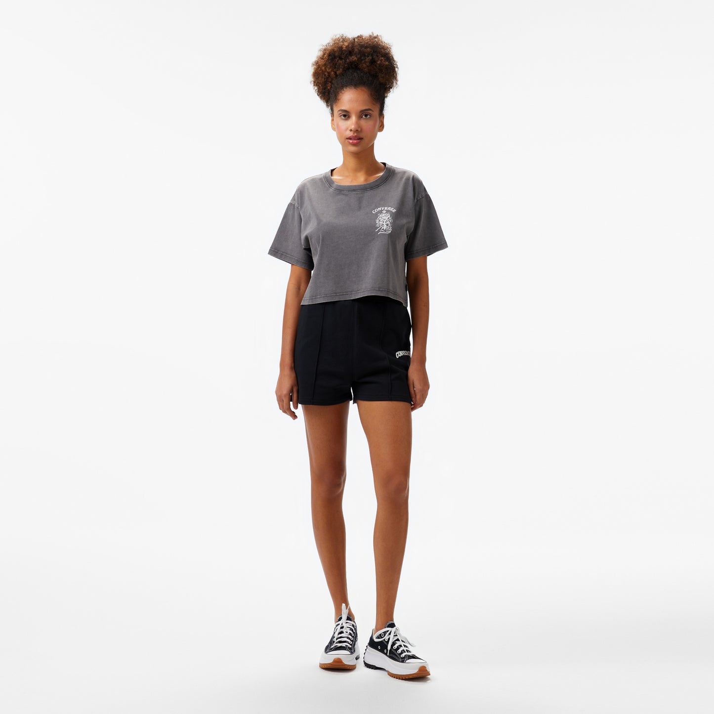 Converse Kadın Siyah T-shirt