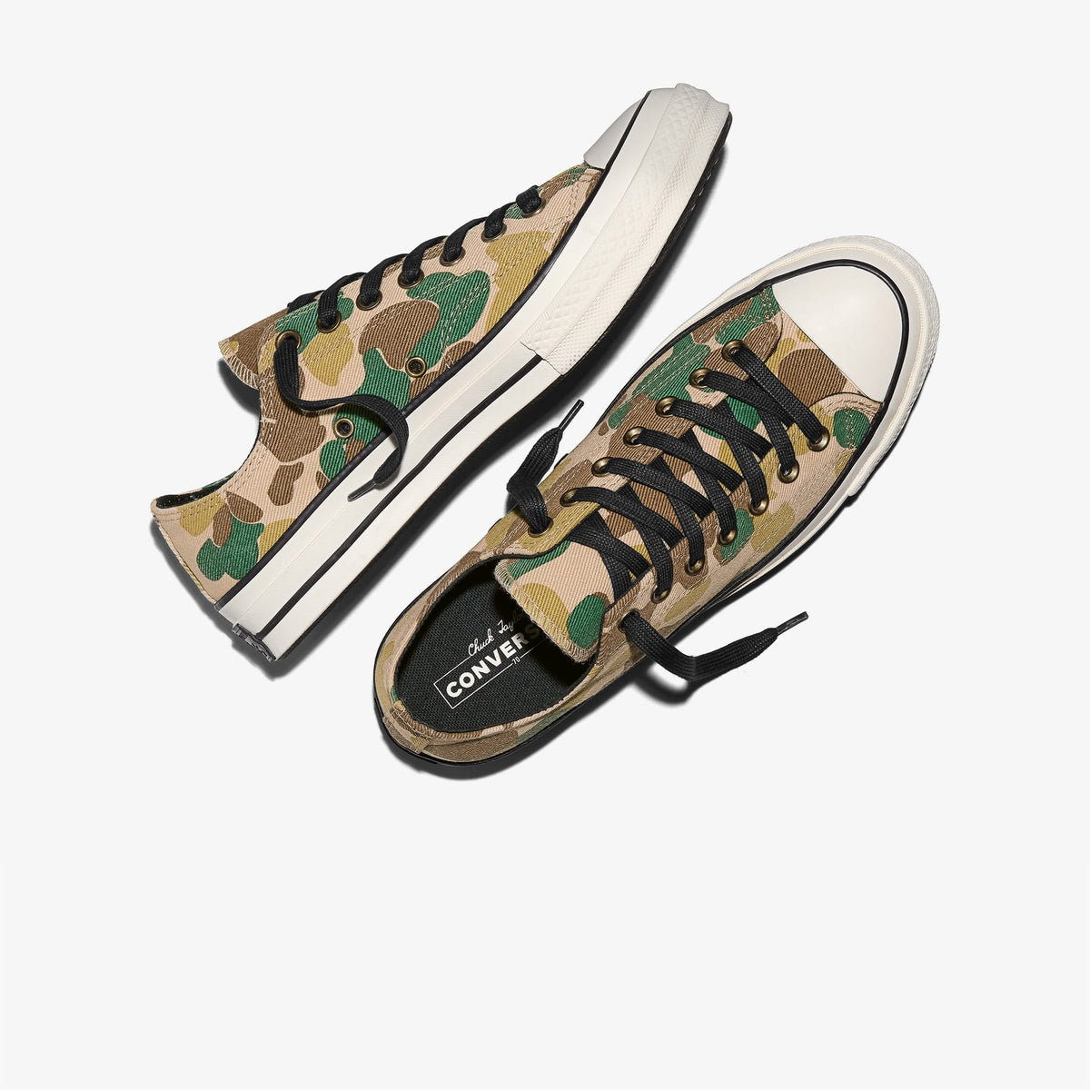 Converse Chuck 70 Unisex Desenli Yeşil Sneaker