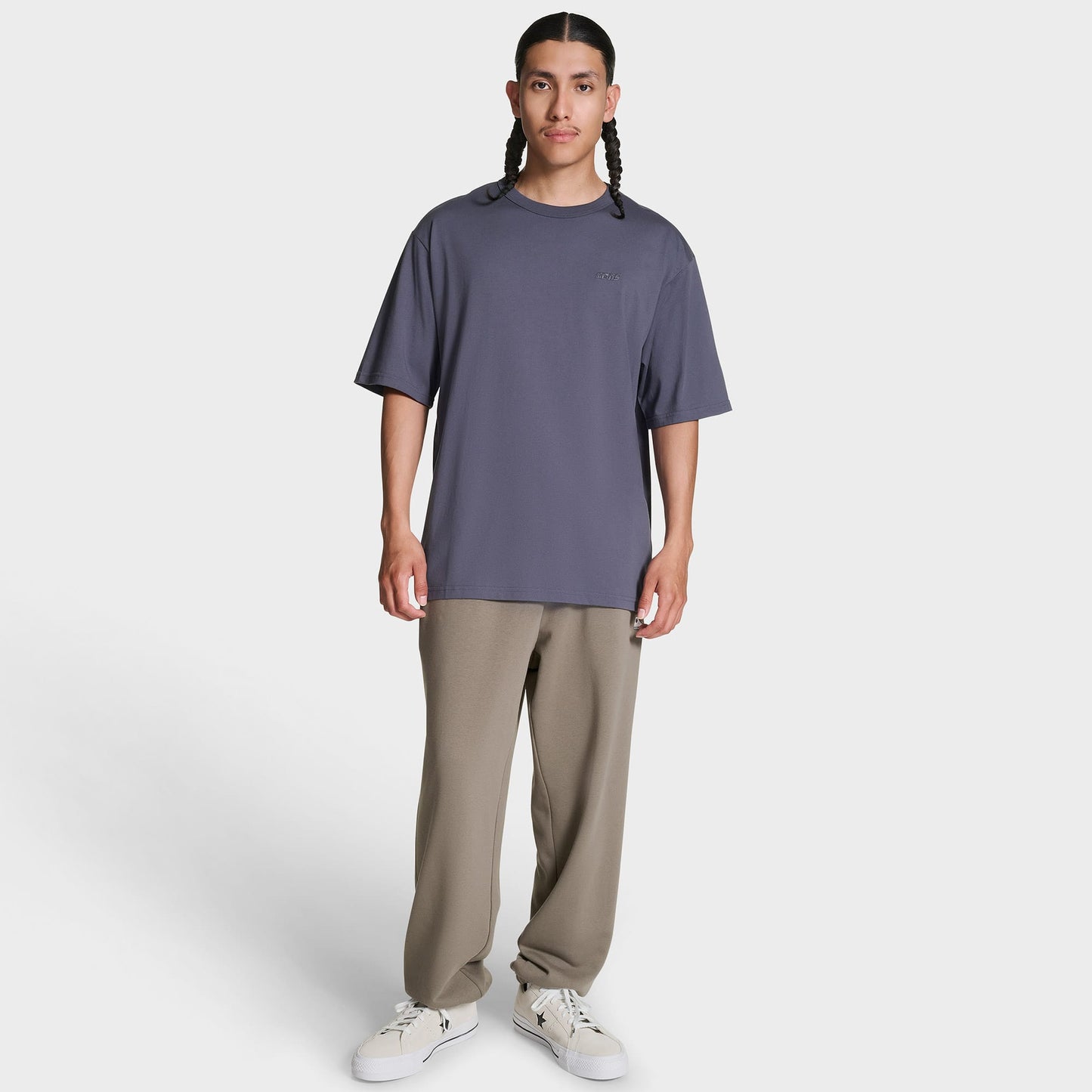 Converse Cons Erkek Lacivert Loose Fit T-shirt