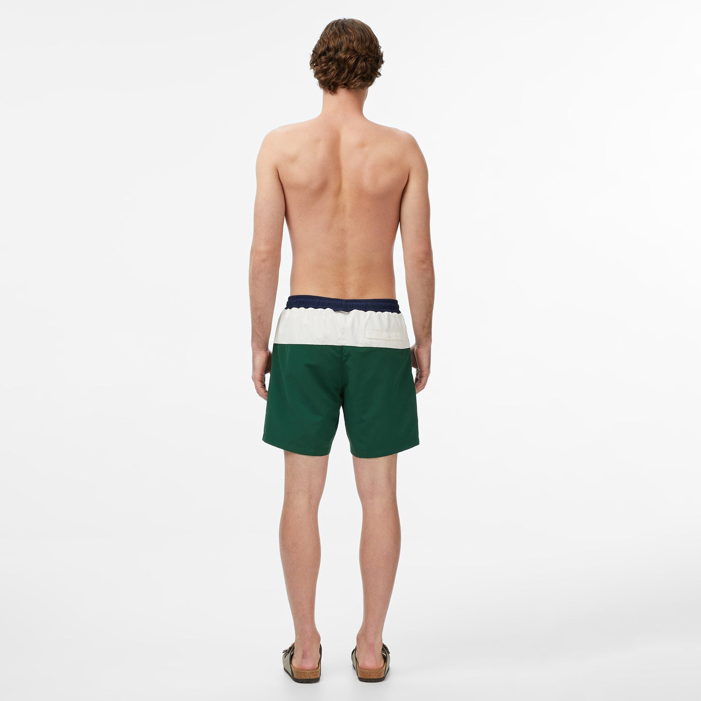 Lacoste Regular Fit Erkek Yeşil Deniz Şortu