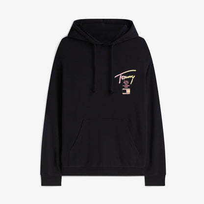 Tommy Hilfiger Rlx Signature Erkek Siyah Sweatshirt