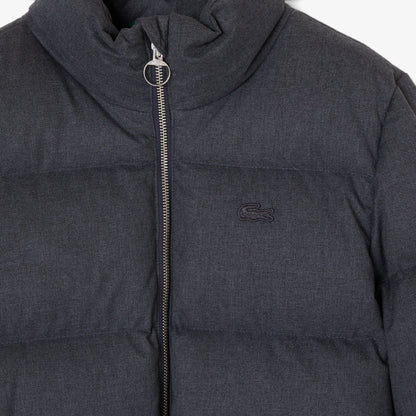 Lacoste Kadın Dik Yaka Koyu Gri Mont