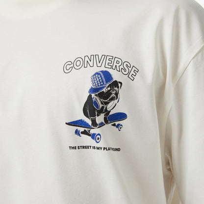 Converse Regular Fit Erkek Krem T-shirt