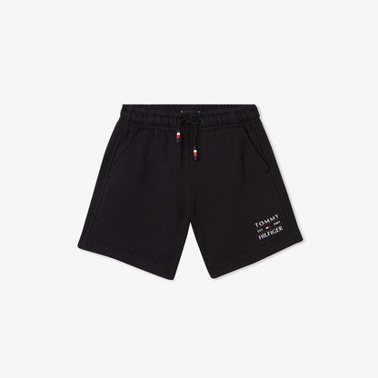 Tommy Hilfiger Logo Çocuk Siyah Şort