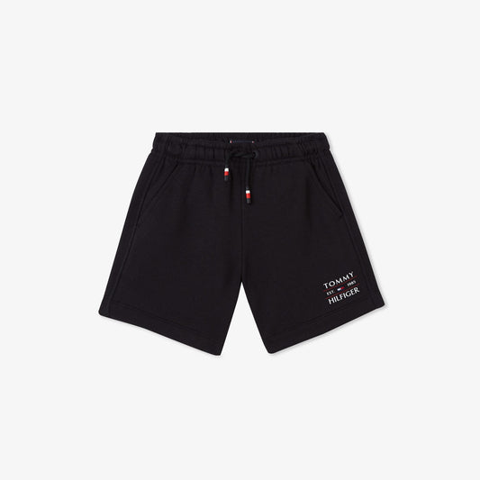 Tommy Hilfiger Logo Çocuk Siyah Şort