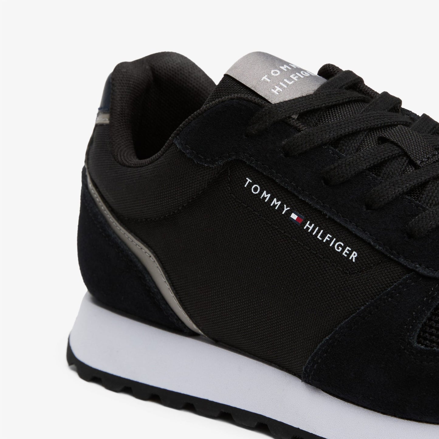 Tommy Hilfiger Suede Erkek Siyah Spor Ayakkabı