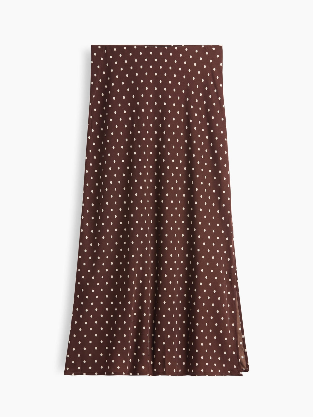 Kahverengi Pull-on Maxi Etek