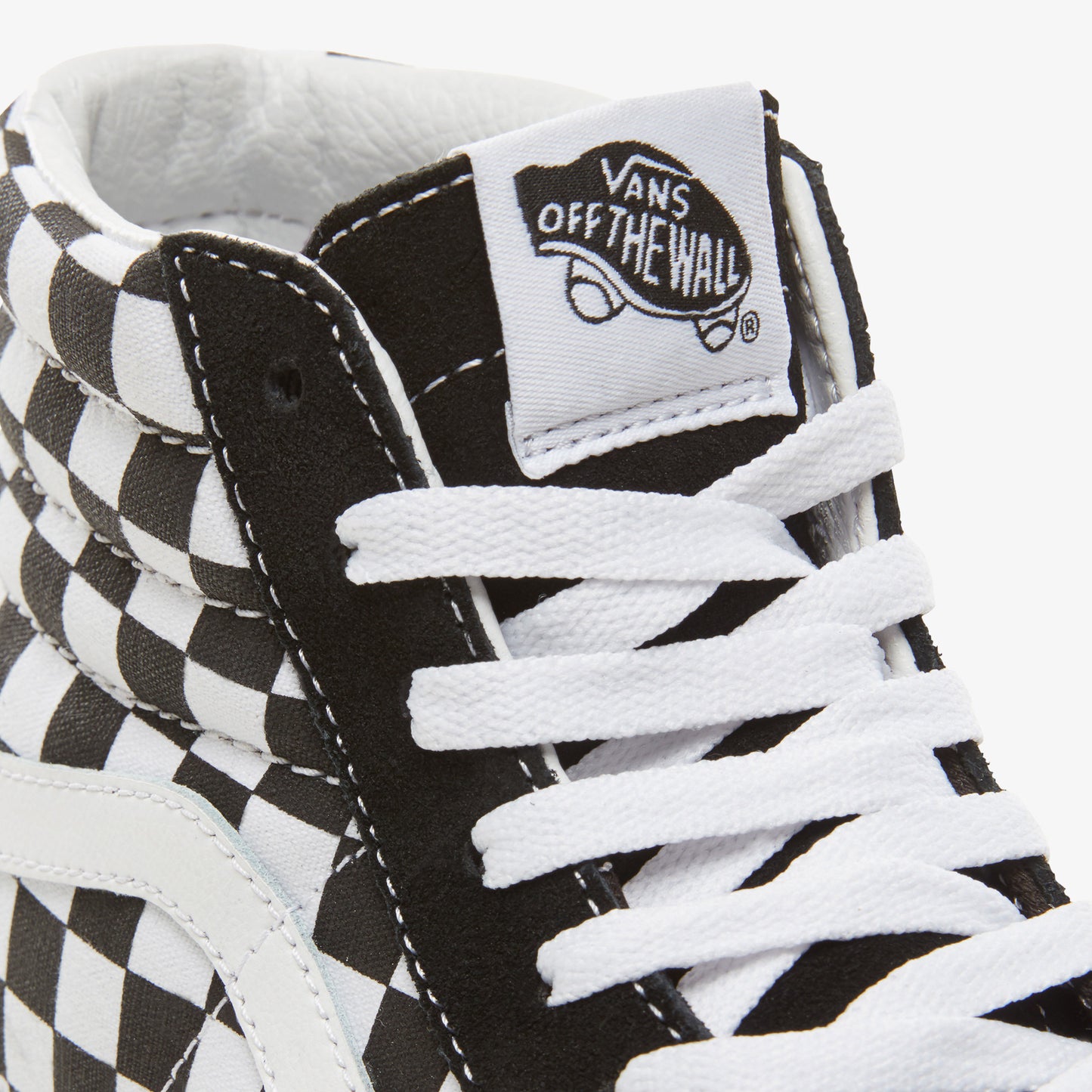 Vans Checkerboard Sk8-hi Platform 2.0 Siyah - Beyaz Kadın Sneaker