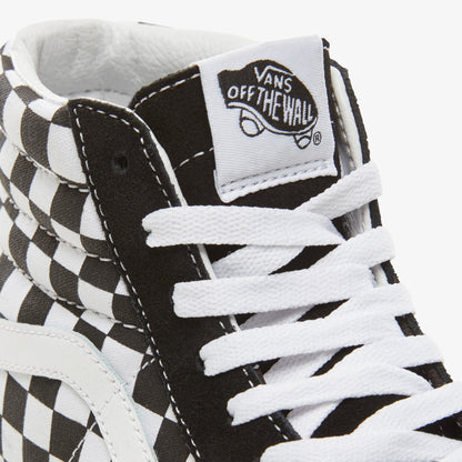 Vans Checkerboard Sk8-hi Platform 2.0 Siyah - Beyaz Kadın Sneaker