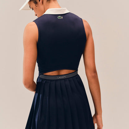Lacoste Slim Fit Kadın Lacivert Polo