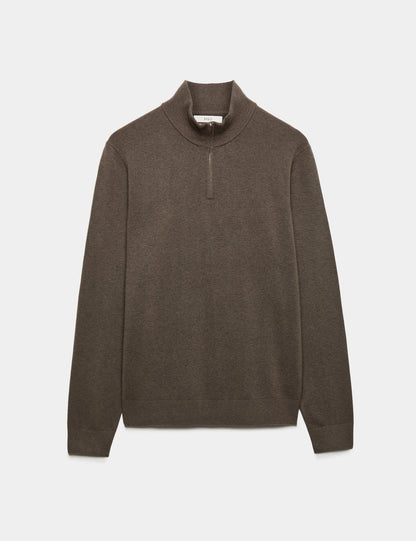 Yarım Fermuarlı Sweatshirt