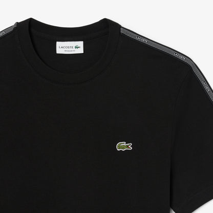 Lacoste Erkek Regular Fit Bisiklet Yaka Siyah T-shirt