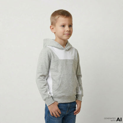 Les Benjamins 403 Çocuk Gri Hoodie