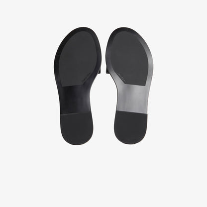 Calvin Klein Round Flat Kadın Siyah Terlik