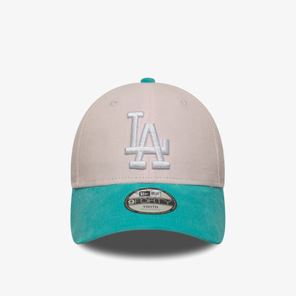 New Era La Dodgers Mlb Cord Pastel Çocuk Pembe Şapka