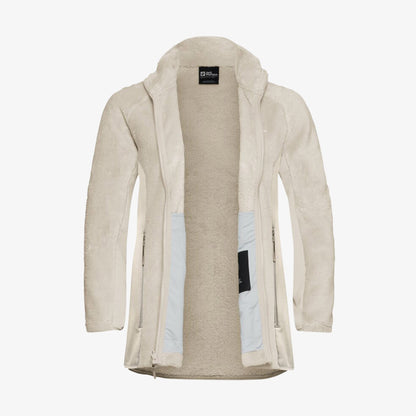 Jack Wolfskin Rotwand Full Zipped Kadın Krem Ceket