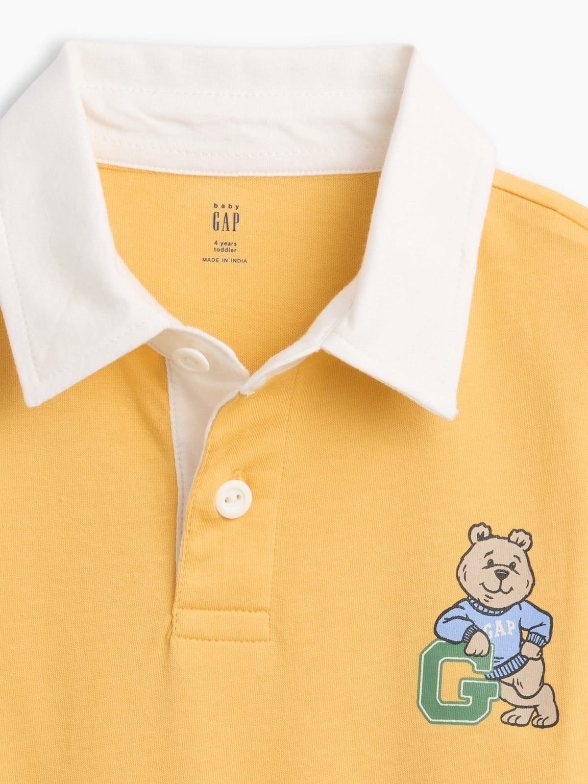 Sarı Rugby Polo T-shirt