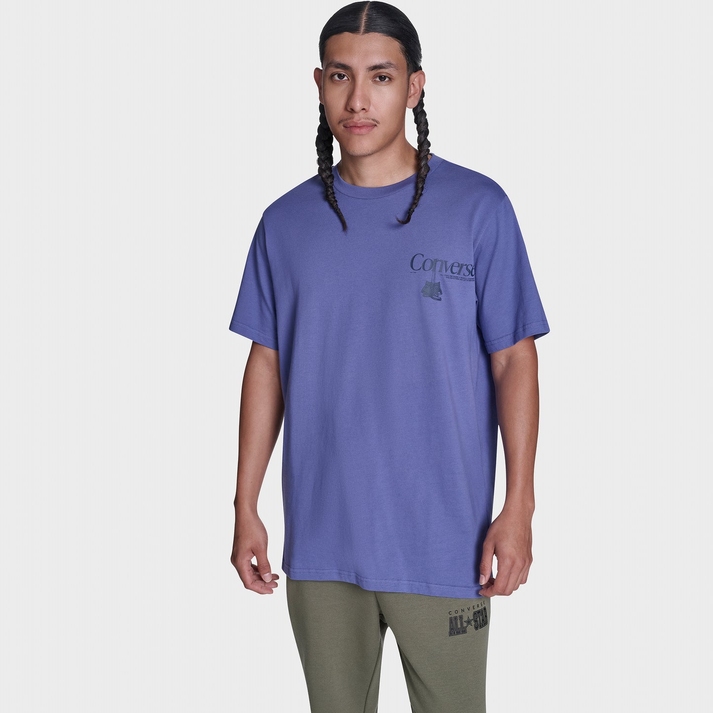 Converse Erkek Mor T-shirt