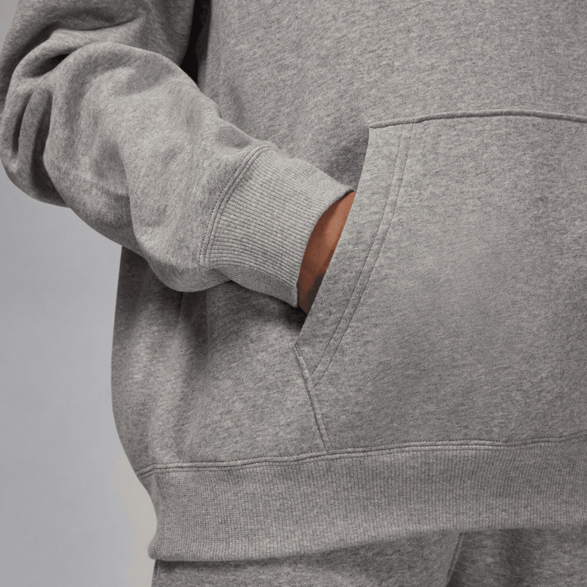 Jordan Brooklyn Fleece Pullover Kadın Gri Hoodie