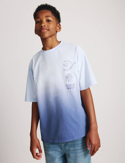 Saf Pamuklu T-shirt
