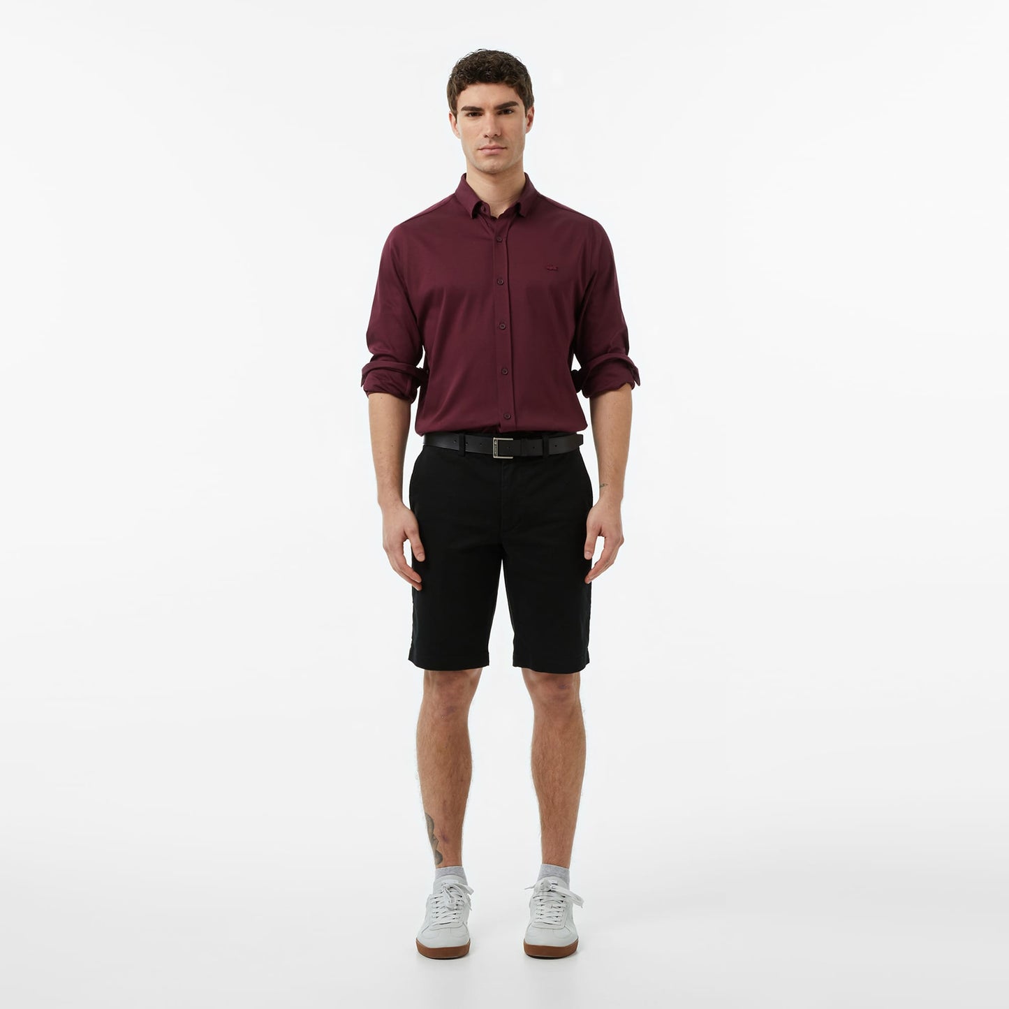 Lacoste Erkek Slim Fit Siyah Bermuda Şort