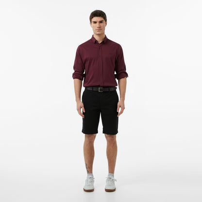 Lacoste Erkek Slim Fit Siyah Bermuda Şort
