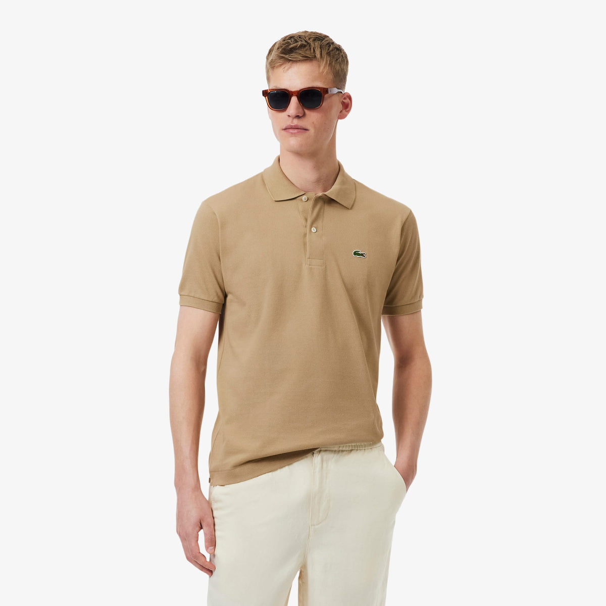 Lacoste L.12.12 Erkek Classic Fit Kahverengi Polo