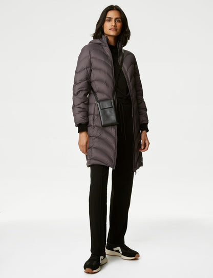 Feather&down Stormwear™ Kapüşonlu Puffer Şişme Mont