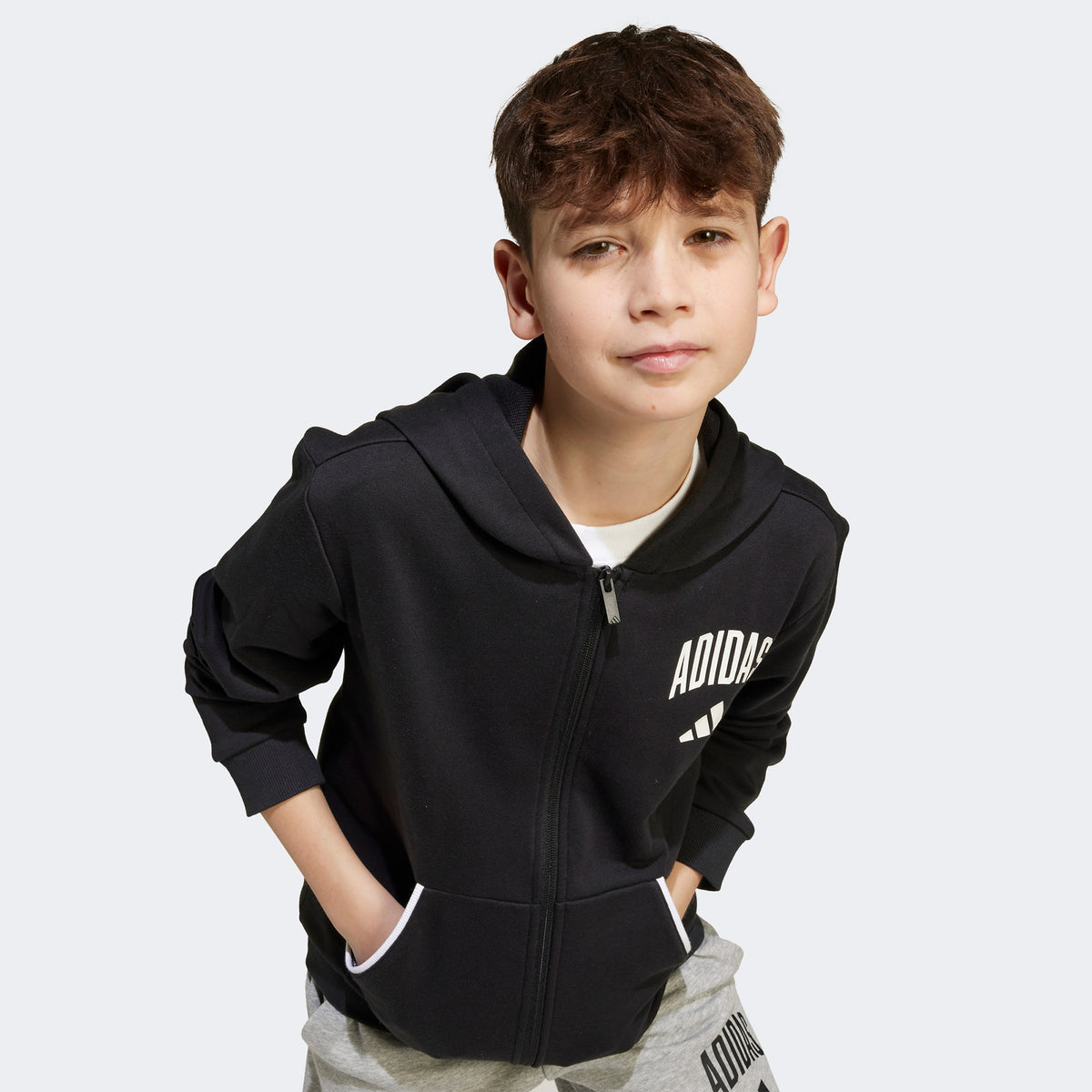 Adidas Seasonal Essentials Collegiate Çocuk Siyah Ceket