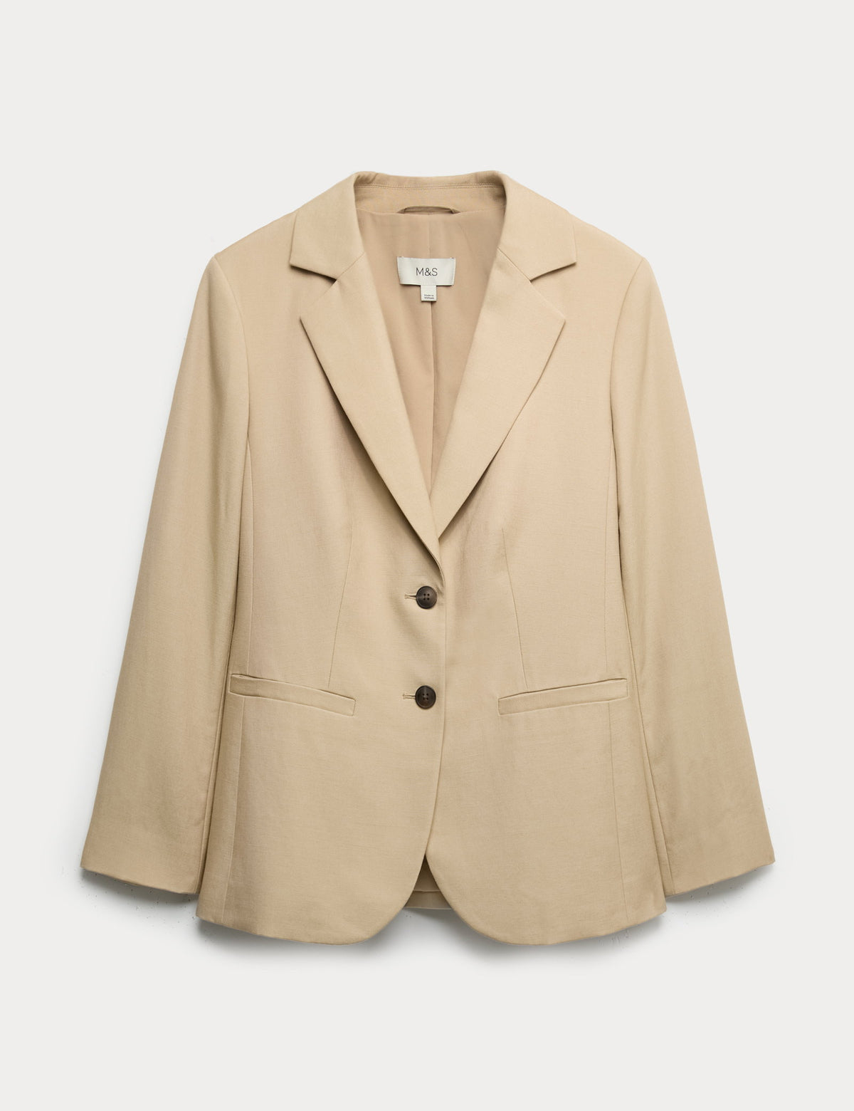 Keten Karışımlı Blazer