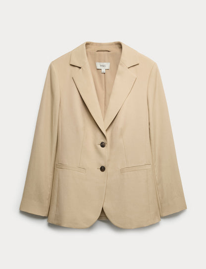 Keten Karışımlı Blazer