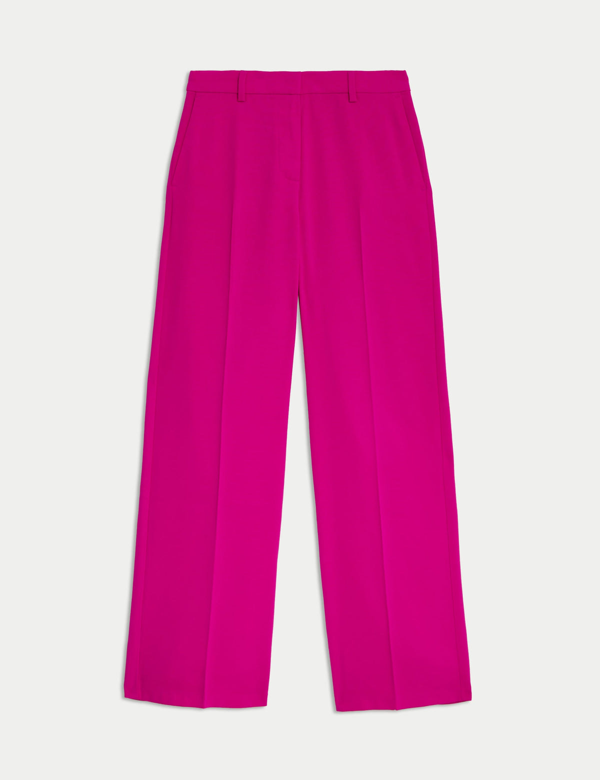 Yüksek Bel Straight Leg Pantolon