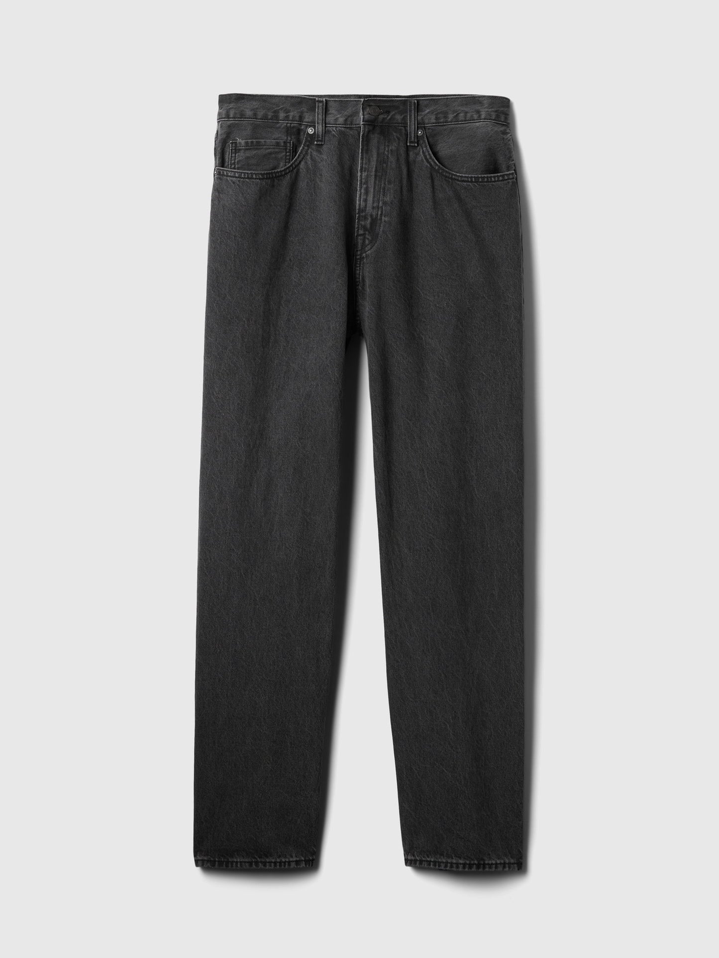 Siyah Baggy Jean Pantolon