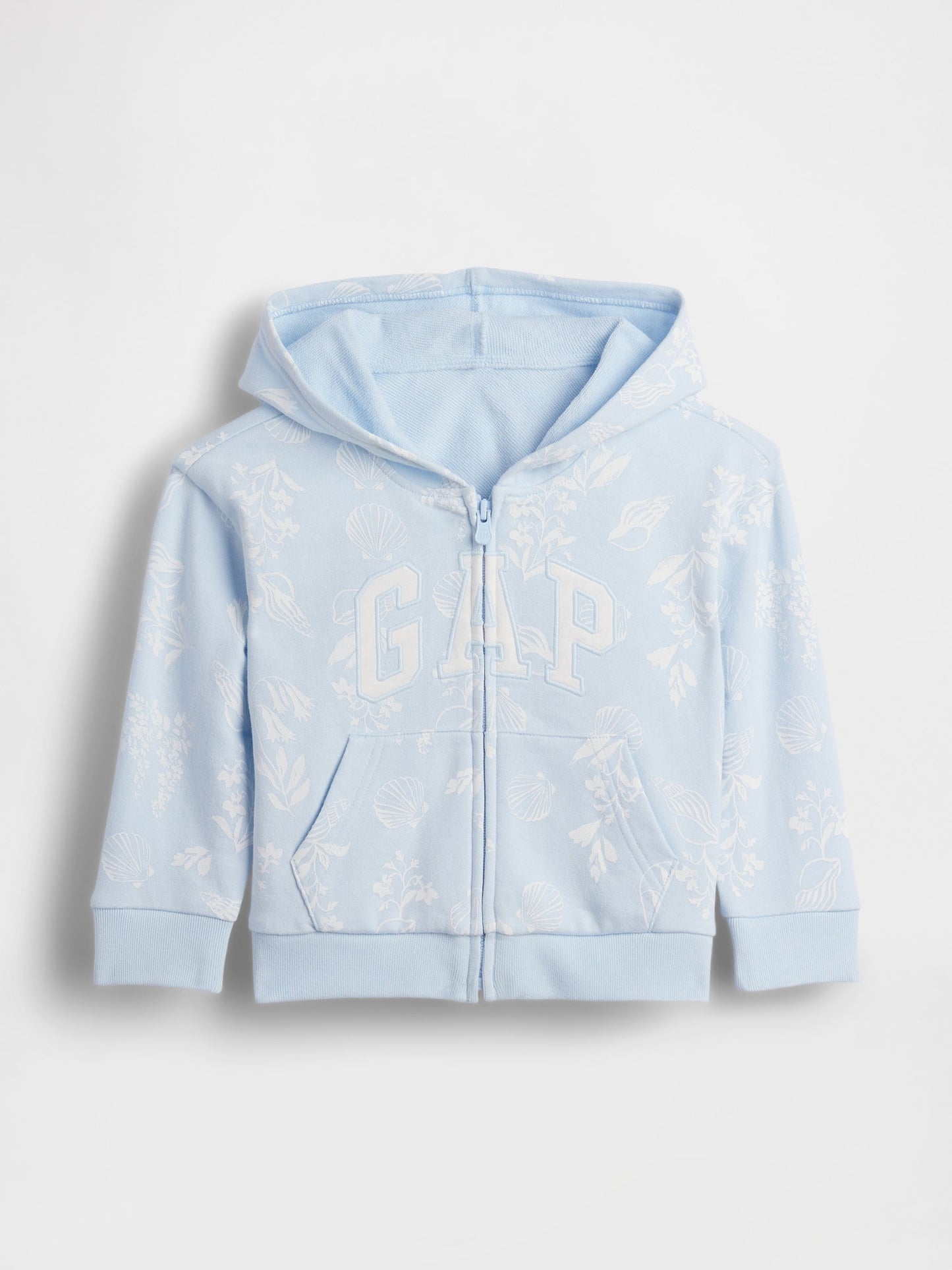 Mavi Relaxed Logo Fransız Havlu Kumaş Fermuarlı Sweatshirt