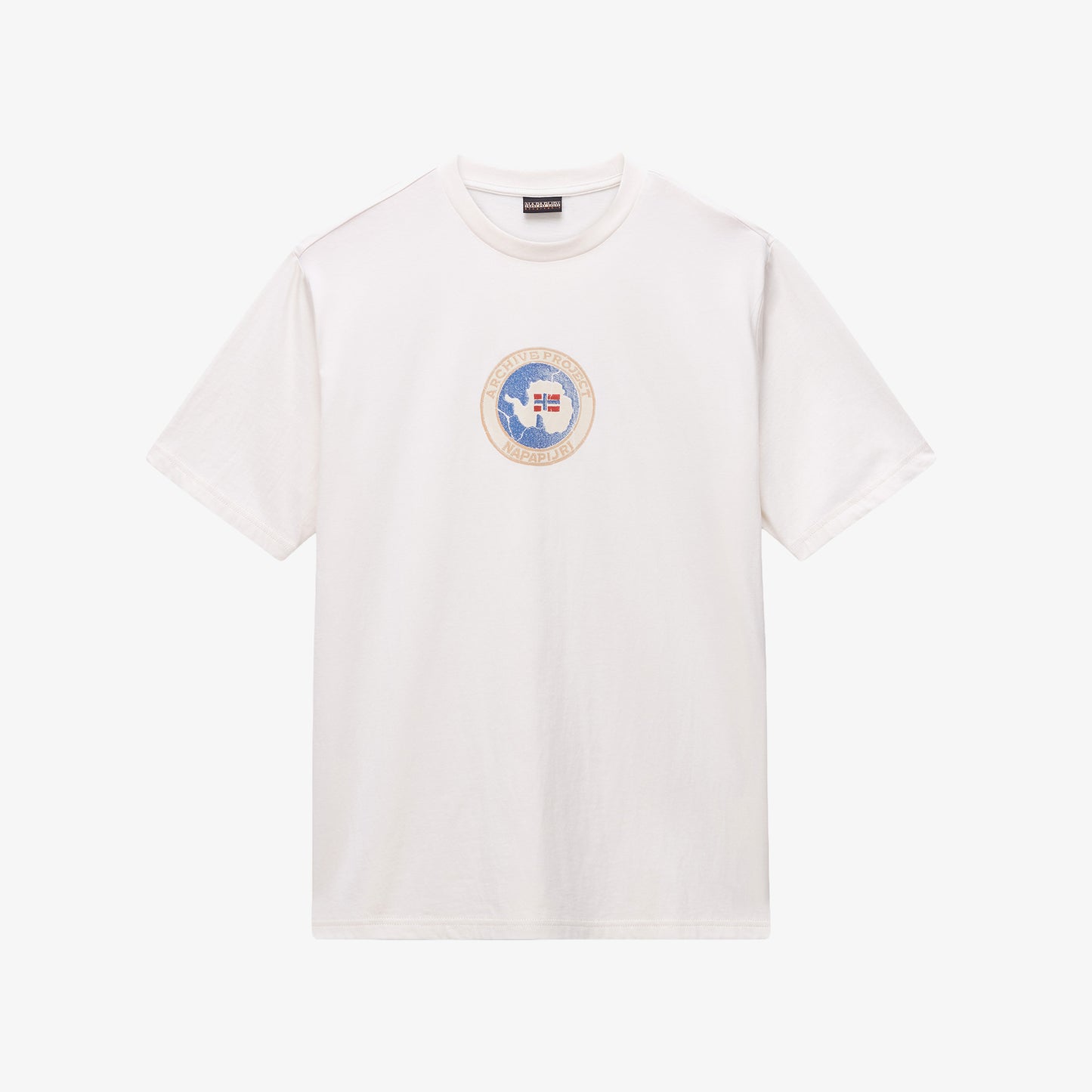 Napapijri S-phos Erkek Beyaz T-shirt