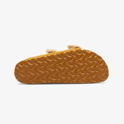 Birkenstock Arizona Teddy Vl Gepragt Laf Kadın Kahverengi Terlik