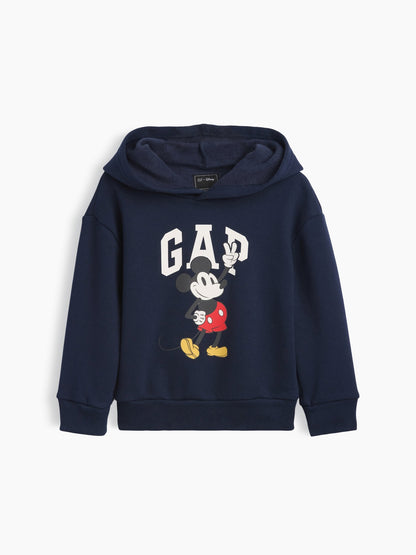 Lacivert Disney Mickey Mouse Logo Sweatshirt