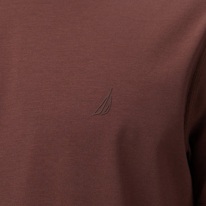 Nautica Erkek Kahverengi Regular Fit T-shirt