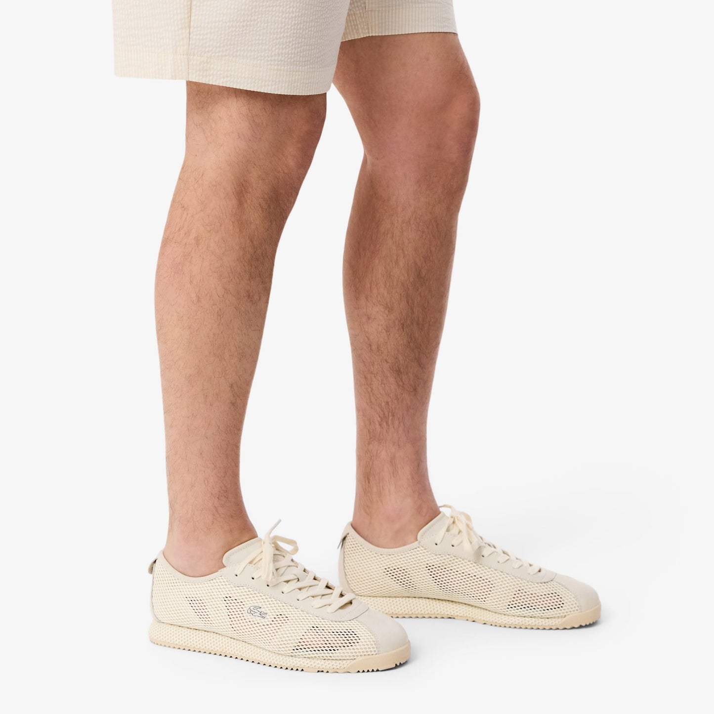 Lacoste Club-low Erkek Krem Spor Ayakkabı