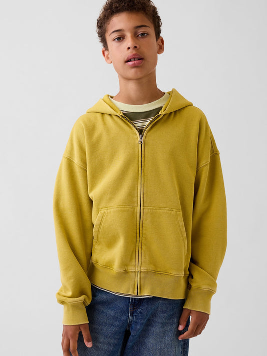 Hardal Vintagesoft Fermuarlı Sweatshirt